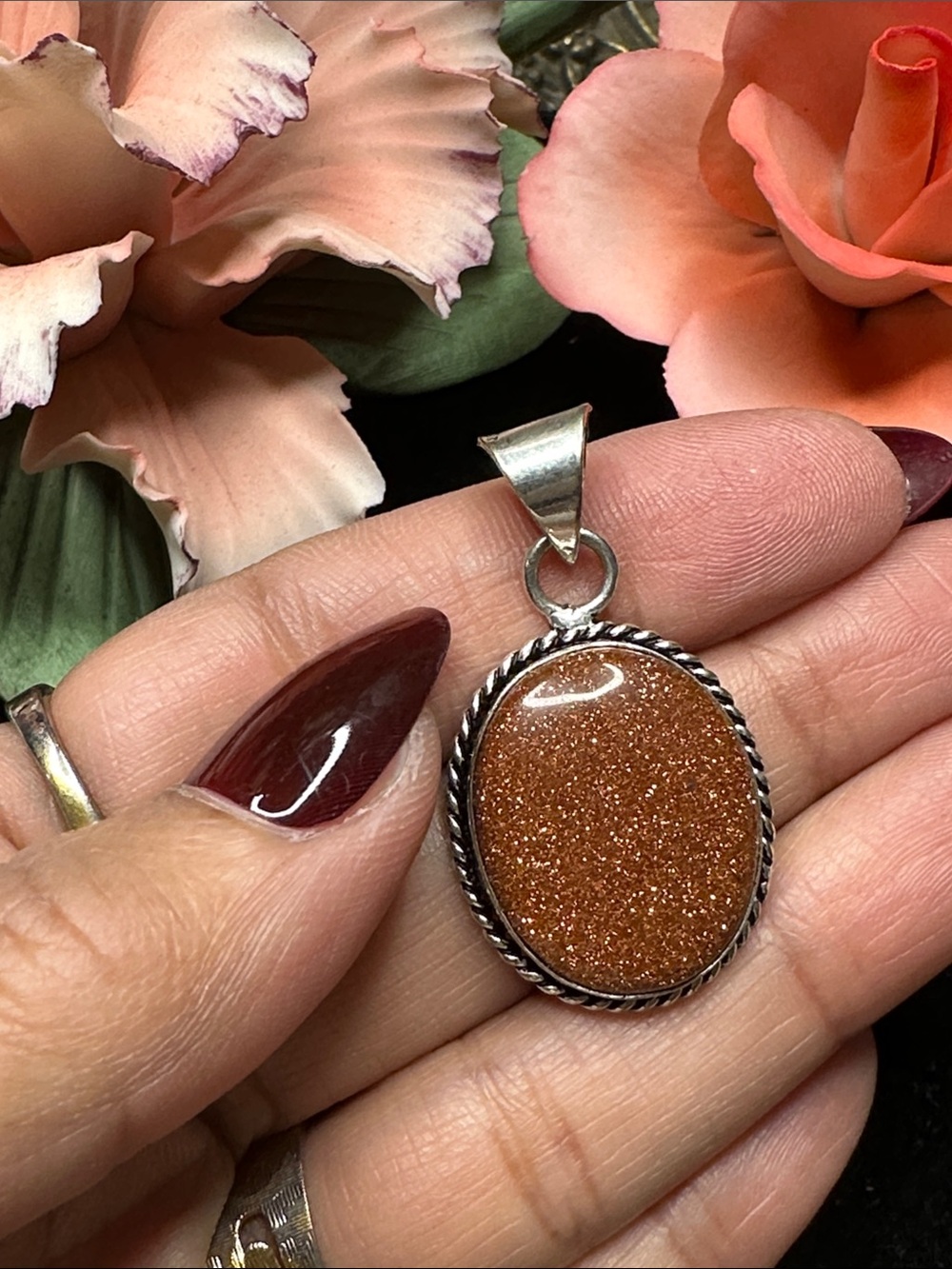 925 Oval Silver Pendant